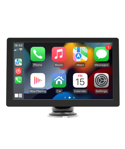 Преносим CarPlay / Android Auto дисплей No brand X5308, 9", За автомобил - 13316