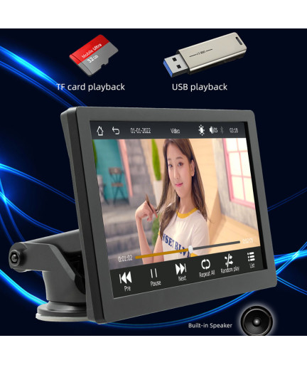 Преносим CarPlay / Android Auto дисплей No brand X5308, 9", За автомобил - 13316