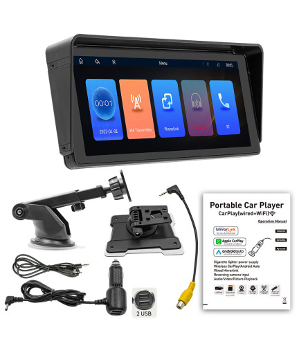 Преносим CarPlay / Android Auto дисплей No brand X5313, 10.26", За кола - 13318