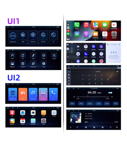 Преносим CarPlay / Android Auto дисплей No brand X5313, 10.26", За кола - 13318