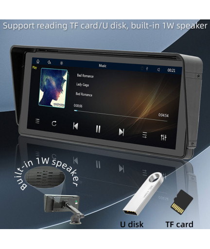 Преносим CarPlay / Android Auto дисплей No brand X5313, 10.26", За кола - 13318