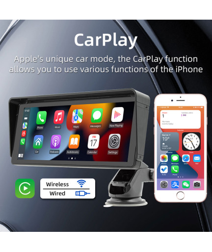 Преносим CarPlay / Android Auto дисплей No brand X5313, 10.26", За кола - 13318