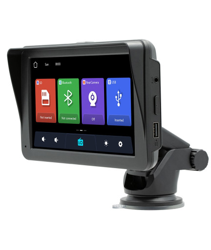 Преносим CarPlay / Android Auto дисплей No brand, X5570R, 7", За автомобил - 13322