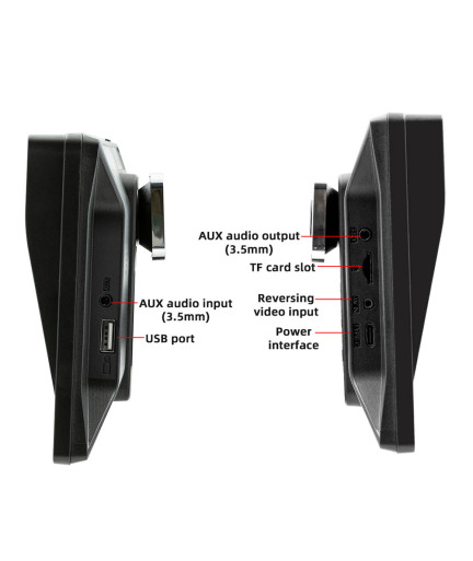 Преносим CarPlay / Android Auto дисплей No brand, X5590R, 9", За автомобил - 13321