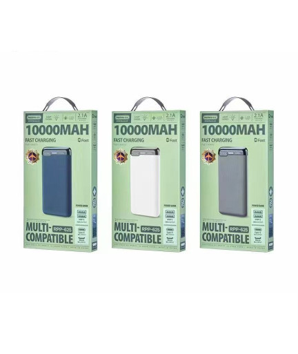Преносима батерия Remax RPP-625, 10000mAh, 10.5W, Черен - 87097
