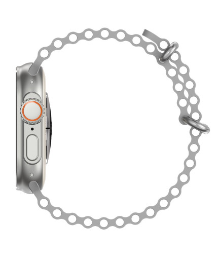 Смарт часовник Aurafit AM08 ultra 2, Amoled, Сребрист - 73134