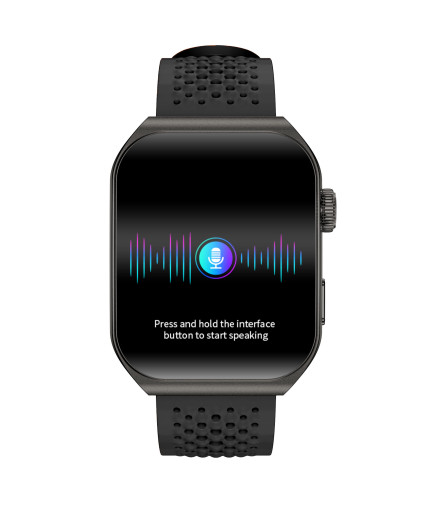 Смарт часовник Aurafit AM10B, Amoled, Черен - 73132