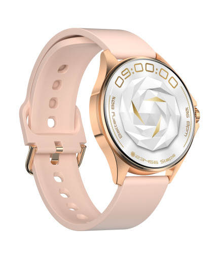 Смарт часовник Aurafit AM12, Amoled, Златист - 73131