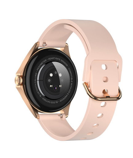 Смарт часовник Aurafit AM12, Amoled, Златист - 73131