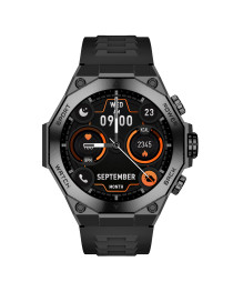 Смарт часовник Aurafit AM18, Amoled, Черен - 73129