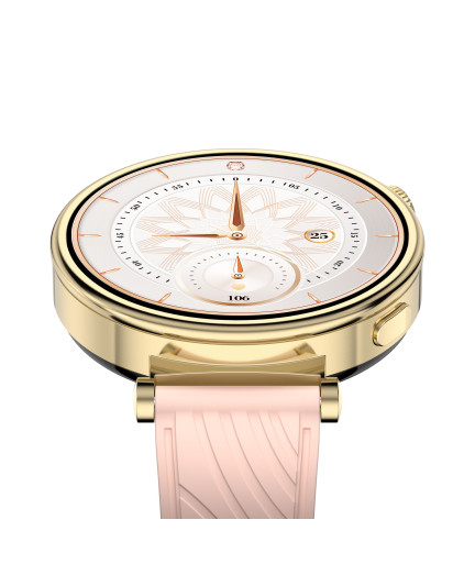 Смарт часовник Aurafit AM23, Amoled, Златист - 73128