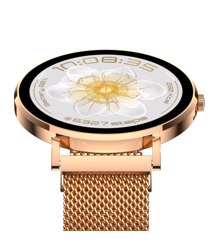 Смарт часовник Aurafit AM28, Amoled, Черен - 73127