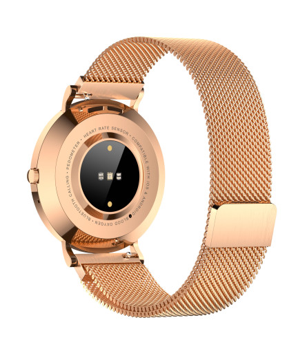 Смарт часовник Aurafit AM28, Amoled, Черен - 73127