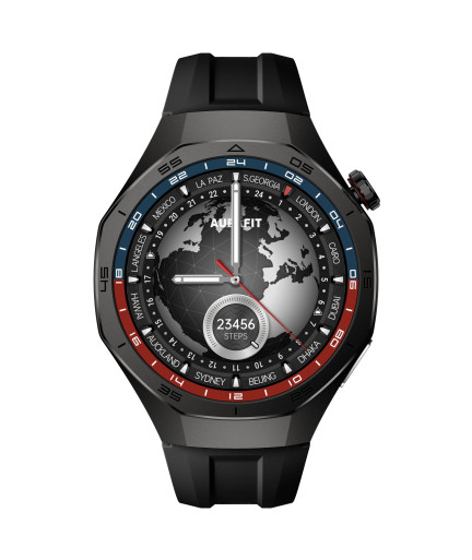 Смарт часовник Aurafit AM34, Amoled, Черен - 73124