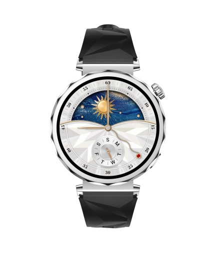 Смарт часовник Aurafit AM35, Amoled, Черен - 73123