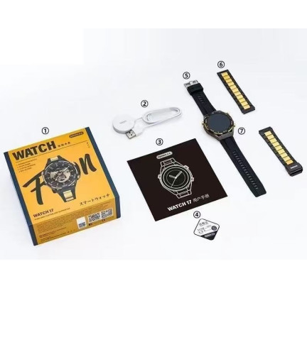 Смарт часовник Remax WATCH17, Черен - 73107