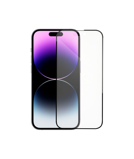 Стъклен протектор DeTech, за iPhone 17, 3D Full glue, 0.3mm, Черен - 52759