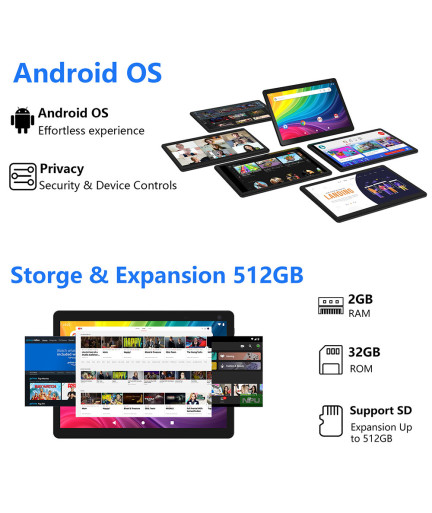 Таблет 10" No brand CP10Z, Черен - 13103