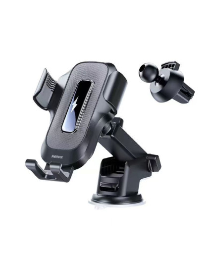 Универсална стойка за телефон Remax RM-C31, Безжично зареждане, Черен - 40533