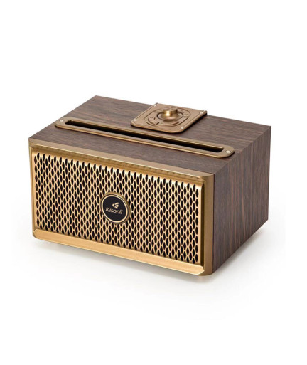 Тонколона Kisonli G1, Bluetooth, USB, SD, AUX, FM, Кафяв - 22309