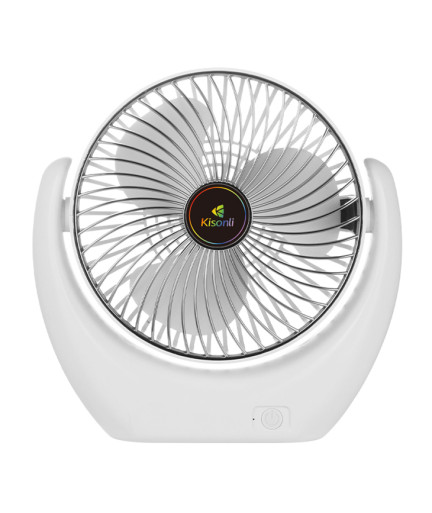 Преносим вентилатор Kisonli F105, 2000mAh, Различни цветове - 15056