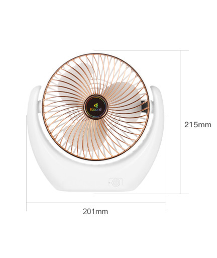 Преносим вентилатор Kisonli F105, 2000mAh, Различни цветове - 15056