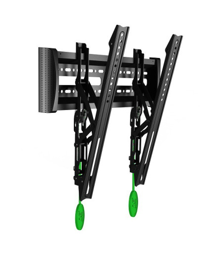Стойка за телевизор No brand, За стена, Накланяща, До 55", Черен - 17922