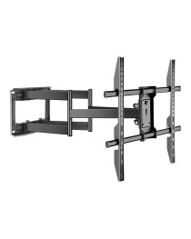 Стойка за телевизор No brand, За стена, С подвижно рамо, До 100", Черен - 17938