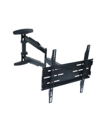 Стойка за телевизор No brand, За стена, С подвижно рамо, До 65", Черен - 17931
