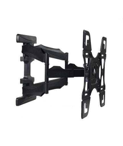 Стойка за телевизор No brand, За стена, С подвижно рамо, До 65", Черен - 17932