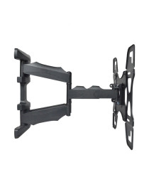 Стойка за телевизор No brand, За стена, С подвижно рамо, До 65", Черен - 17932