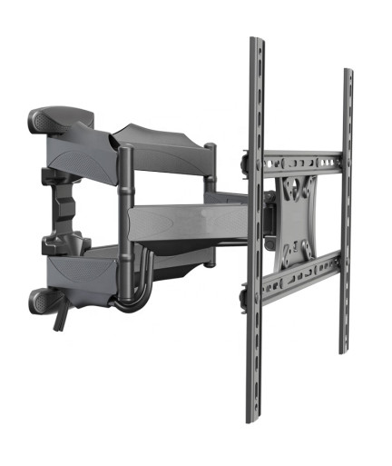 Стойка за телевизор No brand, За стена, С подвижно рамо, До 75", Черен - 17933