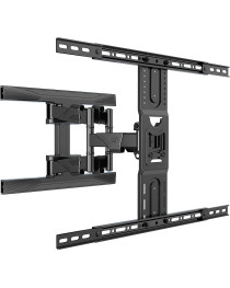 Стойка за телевизор No brand, За стена, С подвижно рамо, До 75", Черен - 17934