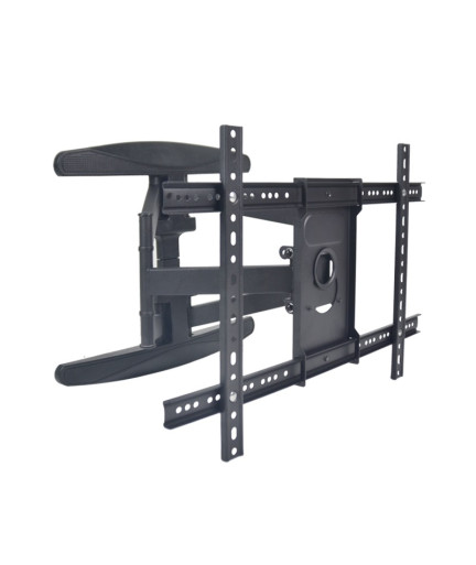 Стойка за телевизор No brand, За стена, С подвижно рамо, До 75", Черен - 17935