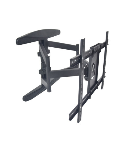 Стойка за телевизор No brand, За стена, С подвижно рамо, До 75", Черен - 17935
