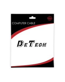 Оптичен аудио кабел DeTech, Toslink, 1.5м, Черен - 18354