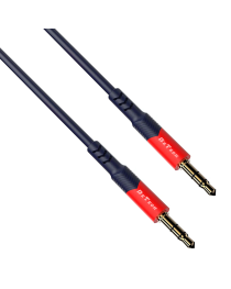 Аудио кабел DeTech DE-12AUX, 3.5mm жак, М/М, 1.0м, Черен - 40278