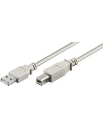 Кабел за принтер DeTech USB A - USB B, High Quality, 3.0m -18075