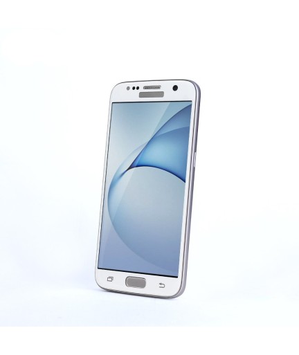 Стъклен протектор за целия дисплей, Remax Тop, за Samsung Galaxy S7 Edge, 0.3mm, Бял - 52224