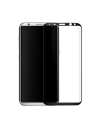 Стъклен протектор, No brand, За Samsung Galaxy S8 Plus, Full glue, 0.3mm, Черен - 52428