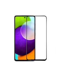 Стъклен протектор за целия екран No brand, За Samsung Galaxy A52, 3D, 0.3mm, Черен - 52696