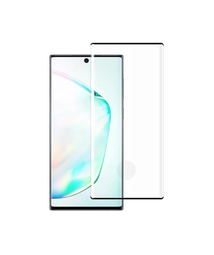 Стъклен протектор за целия екран No brand, За Samsung Galaxy Note 10 Plus, 3D, 0.3mm, Черен - 52557