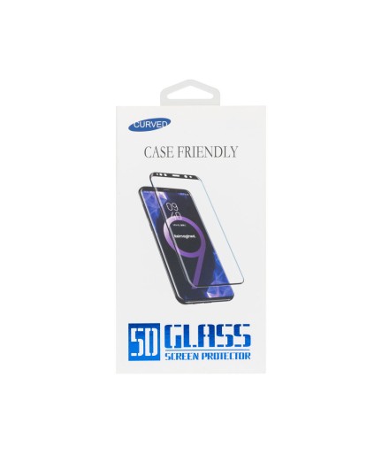 Стъклен протектор за целия екран No brand, За Samsung Galaxy S10, 6D, Full glue, 0.3mm, Черен - 52522