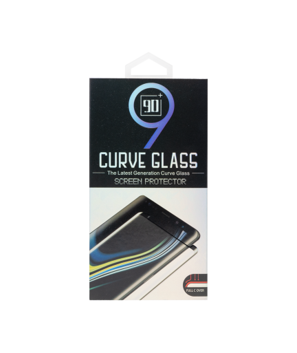 Стъклен протектор за целия екран No brand, За Samsung Galaxy S21 Ultra, 3D, 0.3mm, Черен - 52656