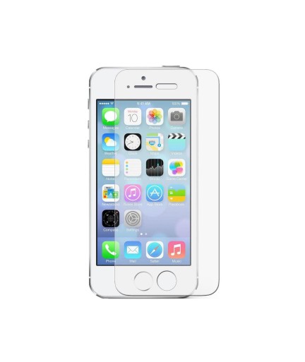 Стъклен протектор DeTech, за iPhone 5/5S, 0.3 mm, Прозрачен - 52026