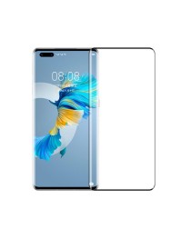 Стъклен протектор No brand, За Huawei Mate 40, 3D, 0.3mm, Черен - 52664