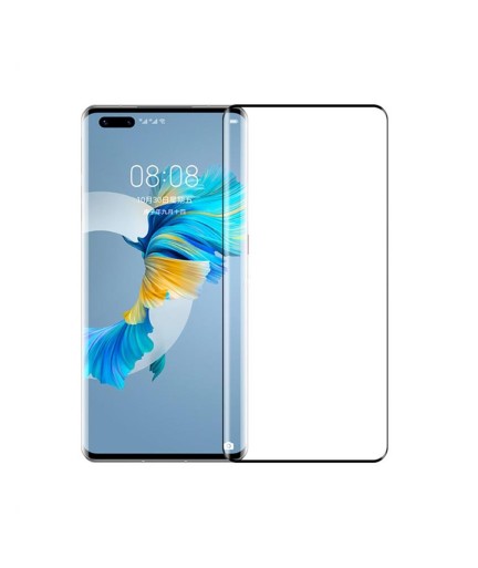 Стъклен протектор No brand, За Huawei Mate 40, 3D, 0.3mm, Черен - 52664