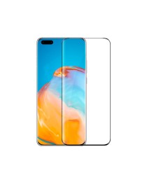 Стъклен протектор No brand, За Huawei P40 Pro Plus, 3D, 0.3mm, Черен - 52667