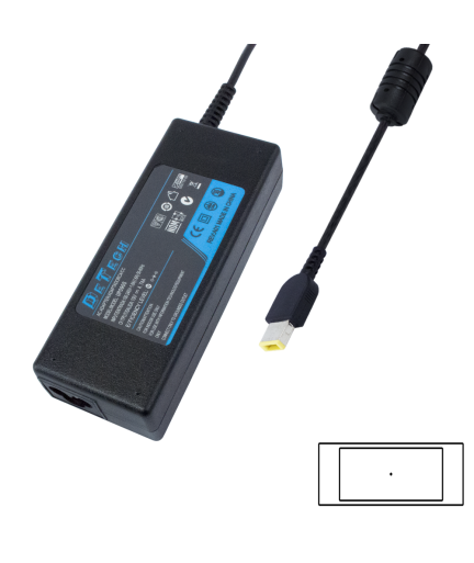 Адаптер DeTech за IBM/ Lenovo 90W 20V/4.5A USB - 322