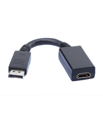 Преходник No brand  DP към HDMI, Черен - 18219